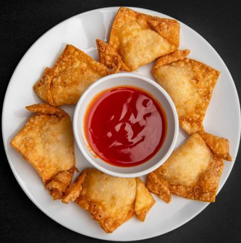 fried cheese wonton 芝士餛飩